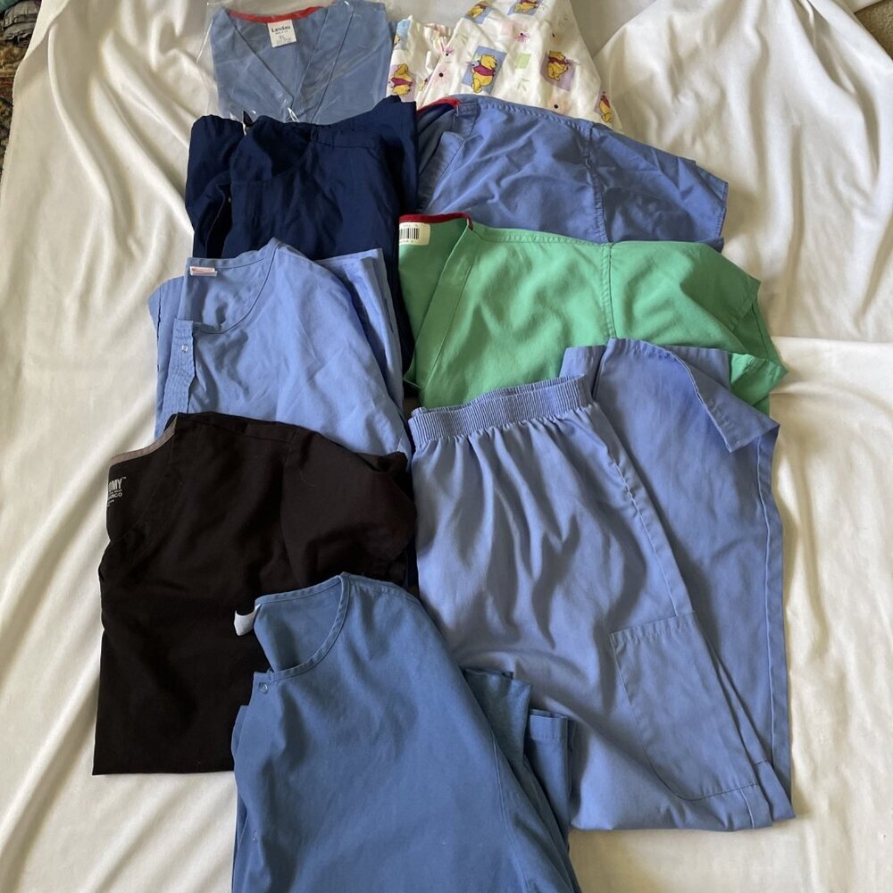 Greys Anatomy Scrubs Set Professional Wear By Barco Multiple Colors Size XL Lot
